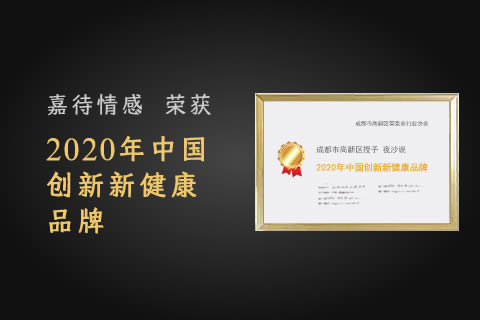 嘉待情感前身--“夜沙说”获评成都高新区行业协会授予的2020年创新新健康品牌